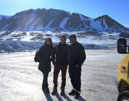 Desde el aeródromo de Nerlerit Inaat fueron en trineo hacia el norte por las nevadas estepas de Groenlandia.(Foto: Grønlands Lufthavne)