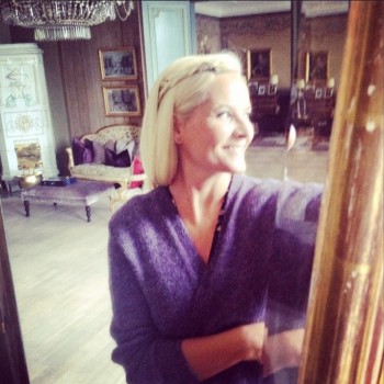 El primer «selfie» de la princesa Mette-Marit triunfa en su cuenta en Instagram (Foto: captura) - Pulsar para ampliar -