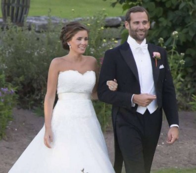 Jonas Bergström y Stephanie af Klercker se casaron el 18 de agosto del 2013 en la iglesia de Stora Mellösa, cerca de Örebro.