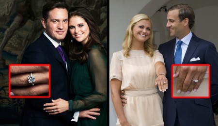 A la izquierda, Magdalena de Suecia con su actual prometido Christopher O'Neill. A la derecha, con Jonas Bergström en Agosto del 2009. (Fotos: Kungahuset.se)