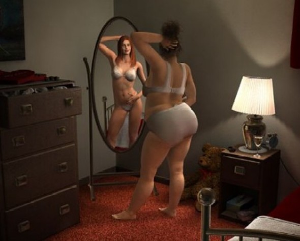 El espejo que más gusta a las chicas  (Foto: ilustración)  