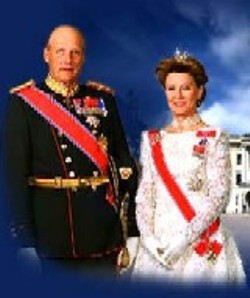 Los reyes Harald y Sonia de Noruega (Foto: Casa Real de Noruega)