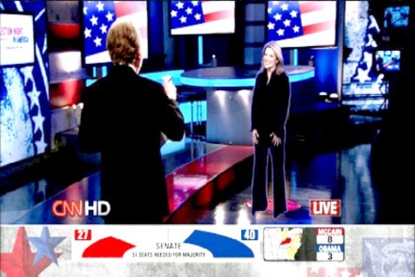 Escena de la sorprendente retransmisión en HD de la CNN (Foto: Captura)