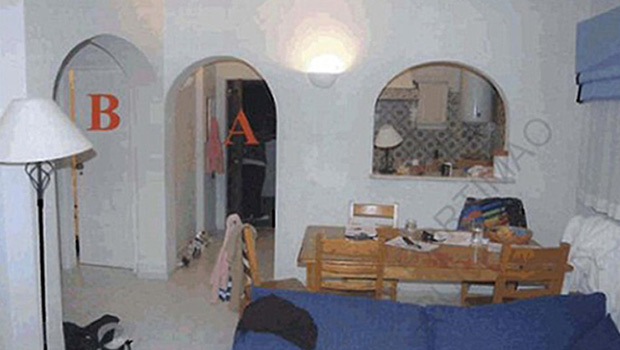 Interior del apartamento donde se alojaba la familia McCann (Foto: Policía de Portugal)