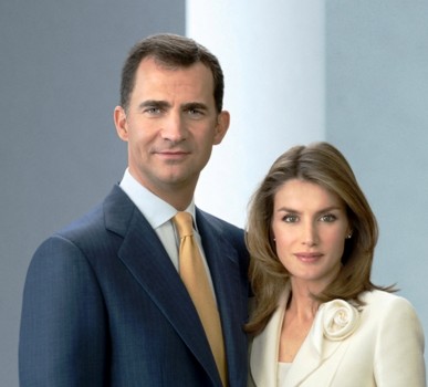 El príncipe Felipe y la princesa consorte Letizia, que ha renunciado a ser madrina.(Foto: Casa Real de España) - Pulsar para ampliar -