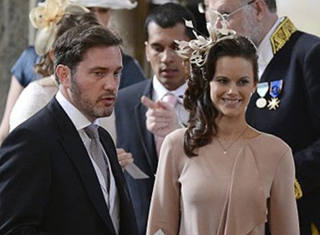 Chris O'Neill y Sofía Hellqvist acudieron juntos a la boda de Victoria de Suecia en el 2010 (Foto: agencias)
