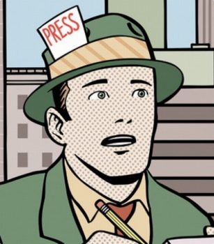 El periodista español se ha convertido en un oficinista que corta y pega teletipos. (Foto: ilustración)